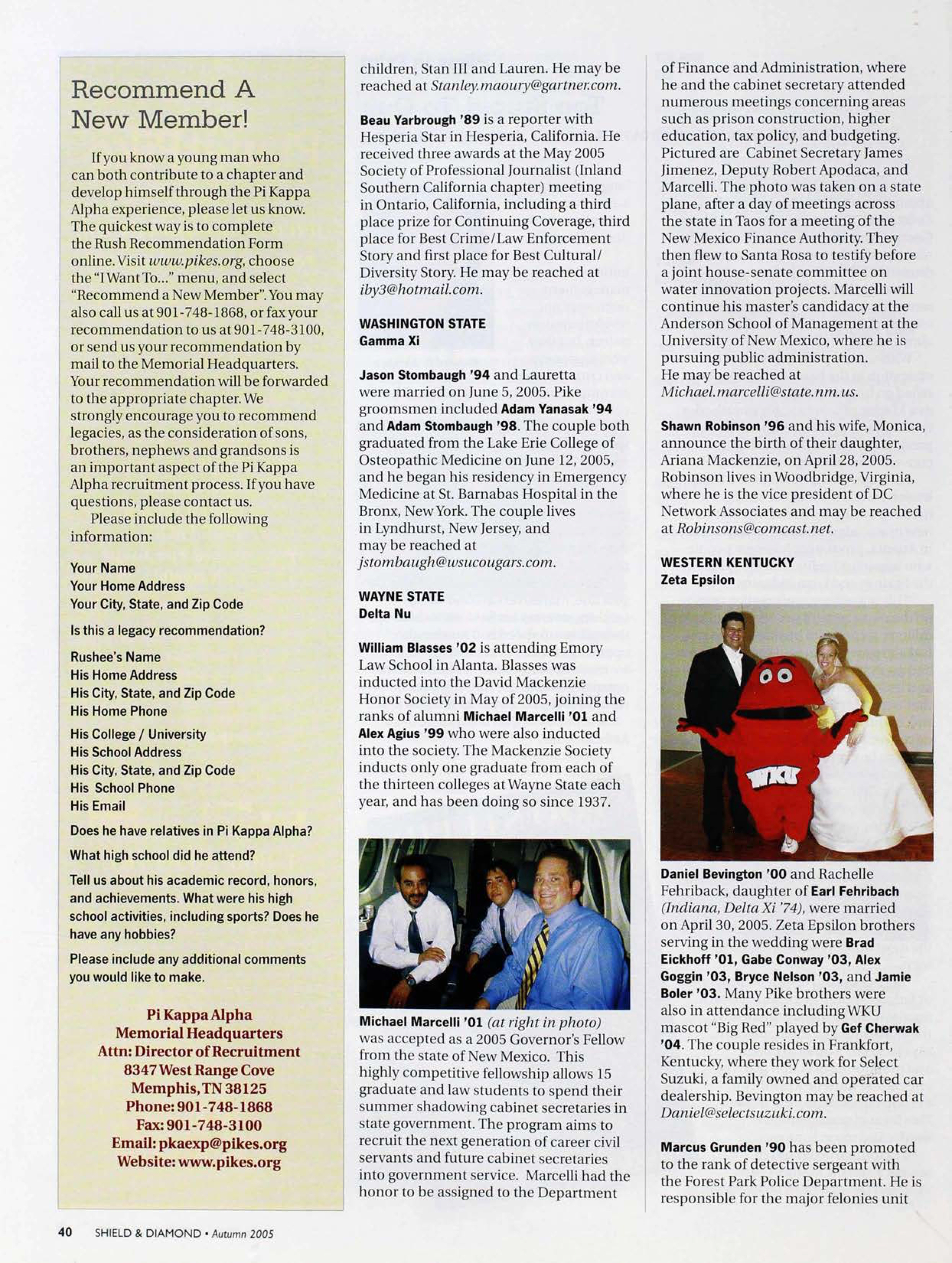 Alumni Notes, Continued 2